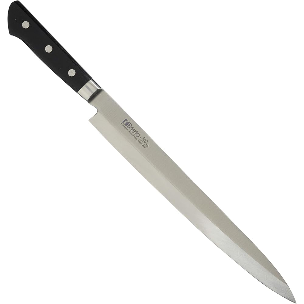 Kataoka Seisakusho Yanagiba Knife Silver 240mm Made in Japan Brieto-M9pro Molybdenum Vanadium Steel M921