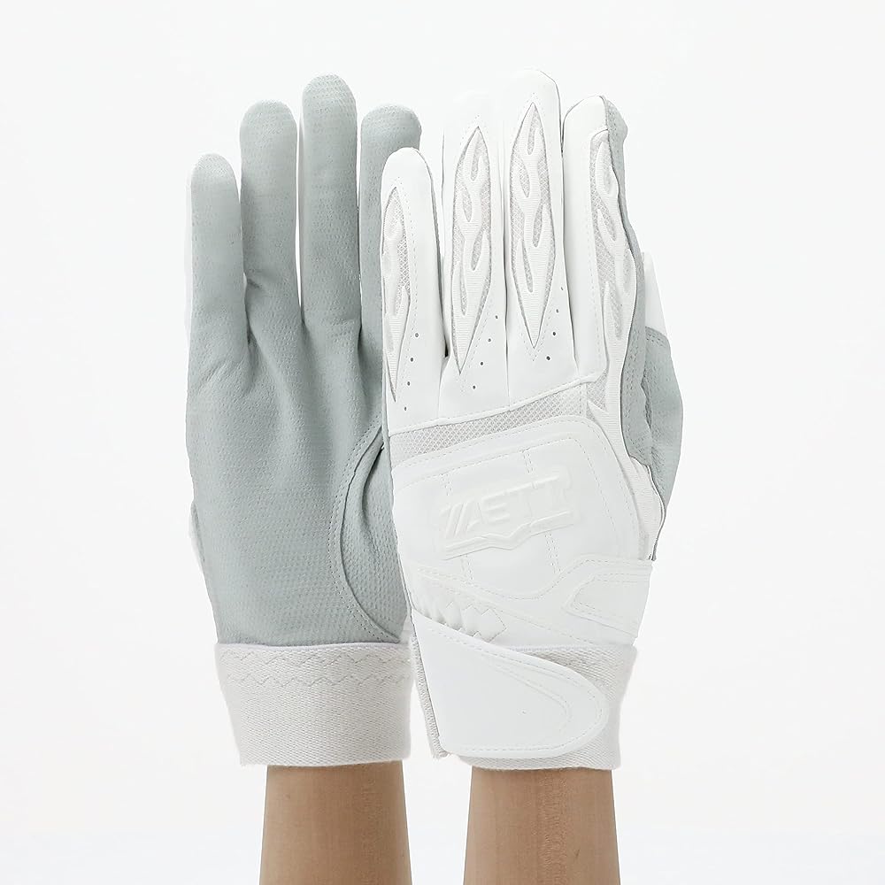 ZETT Batting Gloves Pro Status Both Hands High School Baseball Compatible Single Belt BG318HS