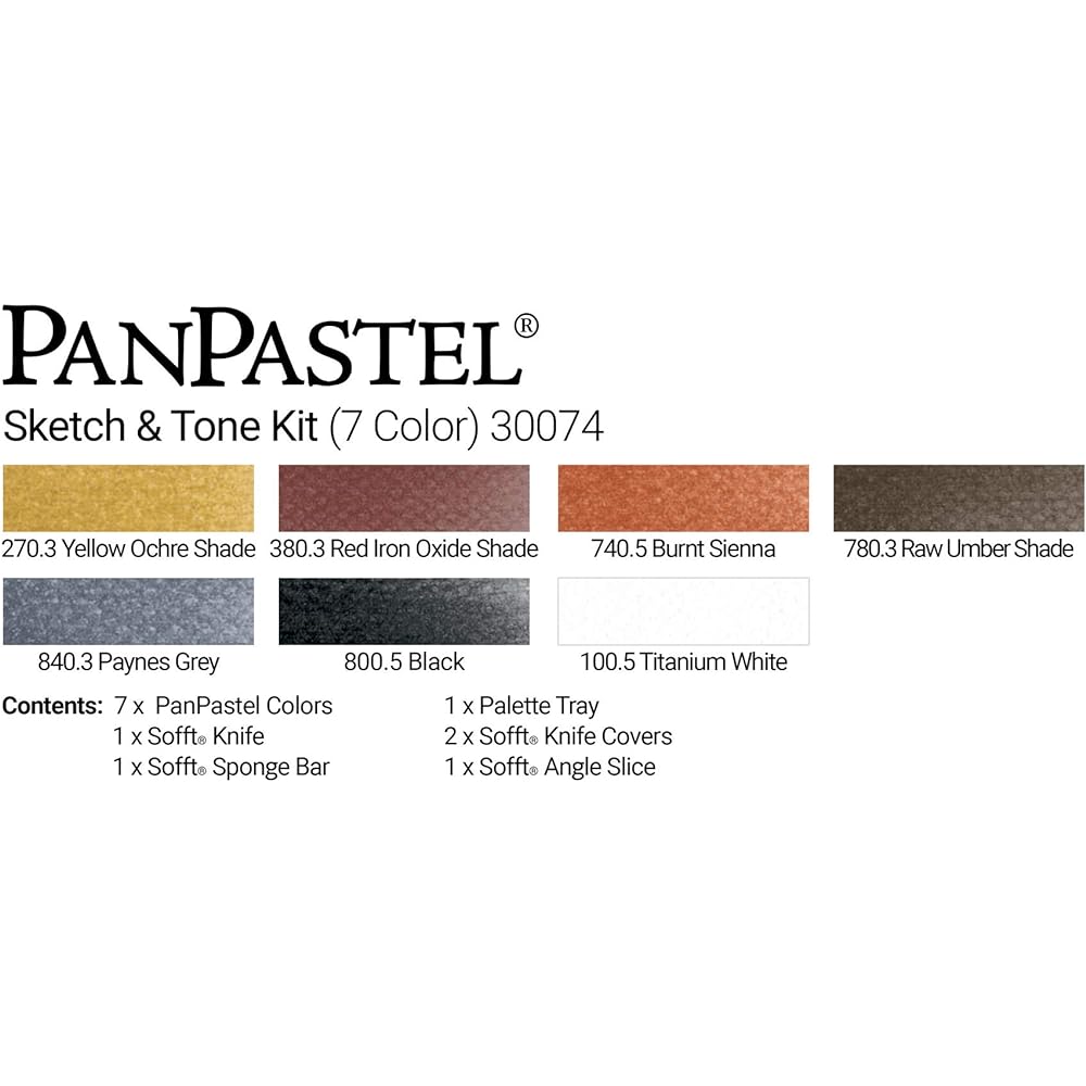 PanPastel No.30074 Sketch & Tone Set