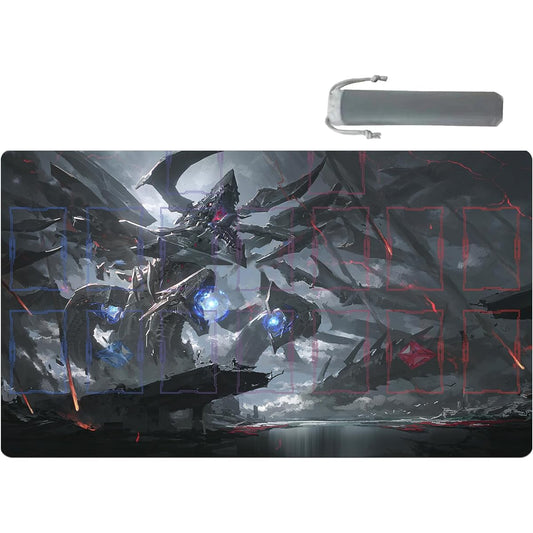sabermaster ygo playmat duel mat game competition pad mat card binder deck 23.6x13.7 inch (11)