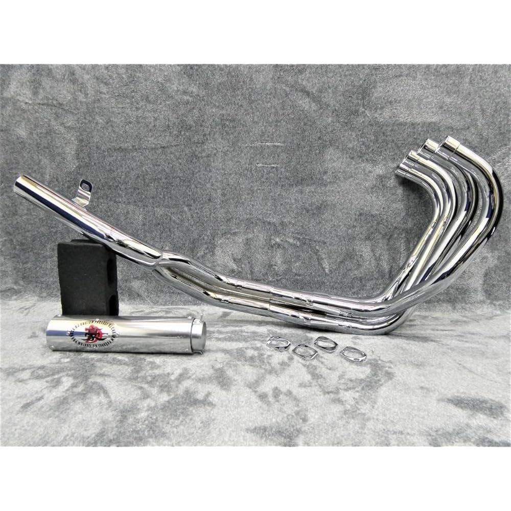 ZRX400 [Australia] Ganimata muffler plating / ZRX400Ⅱ early kawasaki Kawasaki Australia plating iron pipe