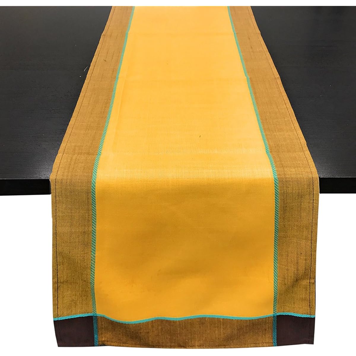 Fennco Style Maison Beaujard Provencal Design Tablecloth 16"x54" Table Runner Yellow