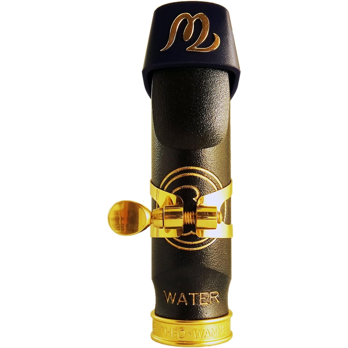 Theo Wanne Water Alto Saxophone Mouthpiece Versatile Traditional Sound Perfect for All Styles Small Chamber & Throat Black A.R.T Hard Rubber