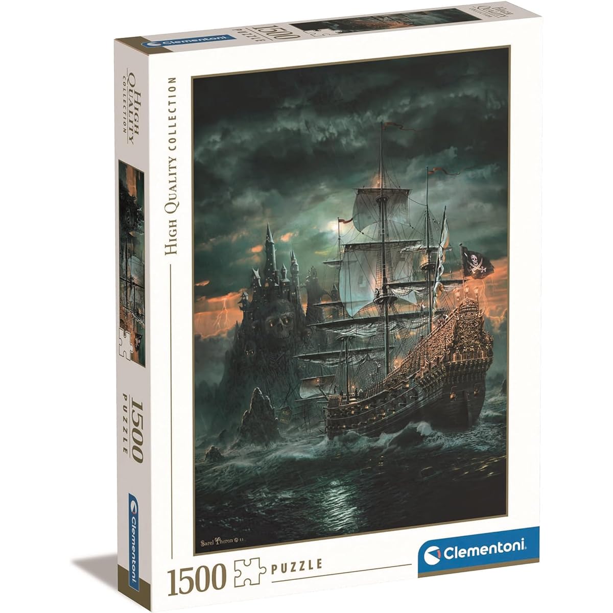 Clementoni 1500 Piece Jigsaw Puzzle The Pirate Ship 59 x 84 cm 31682