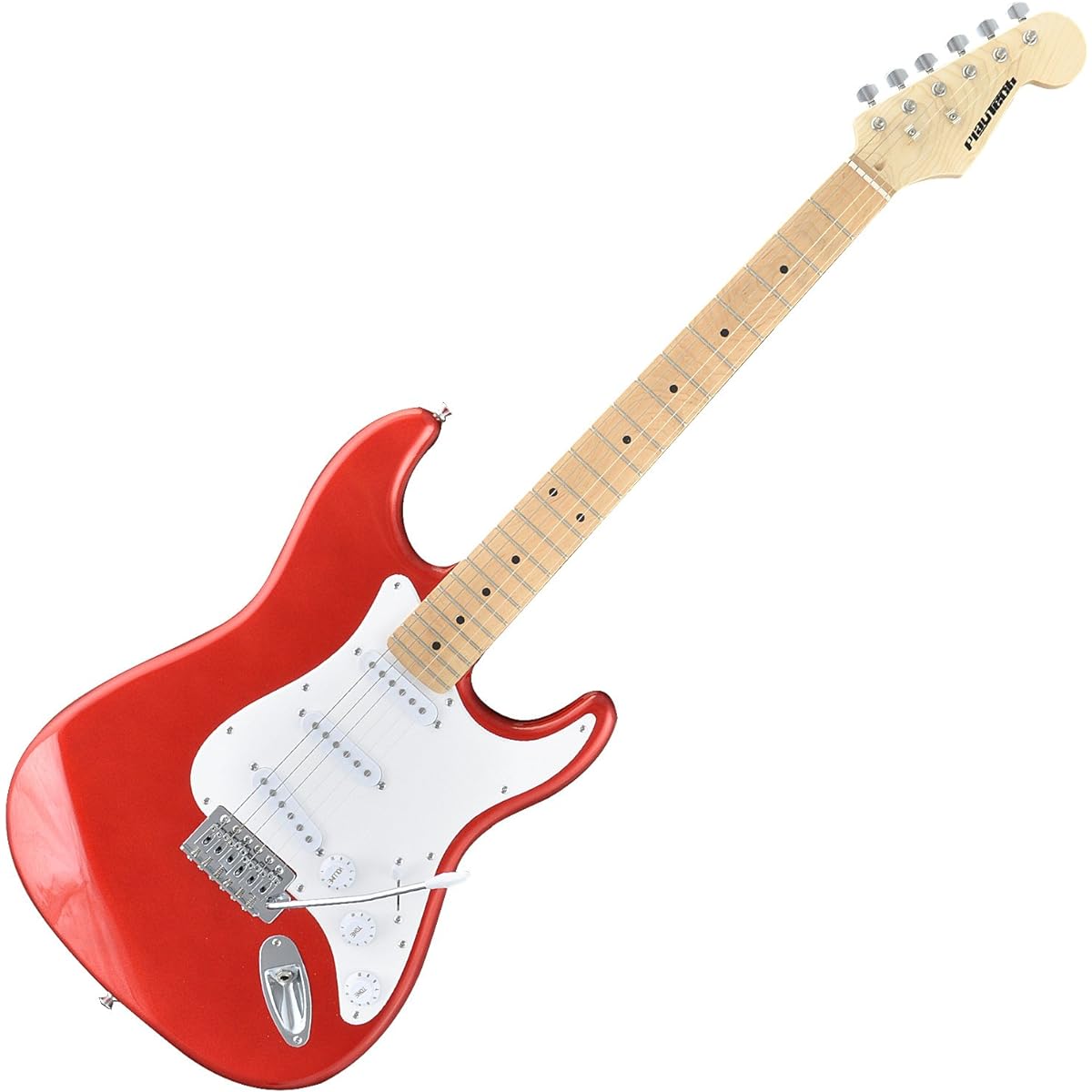PLAYTECH Electric Guitar ST250 METALLIC RED Maple Stratocaster Type