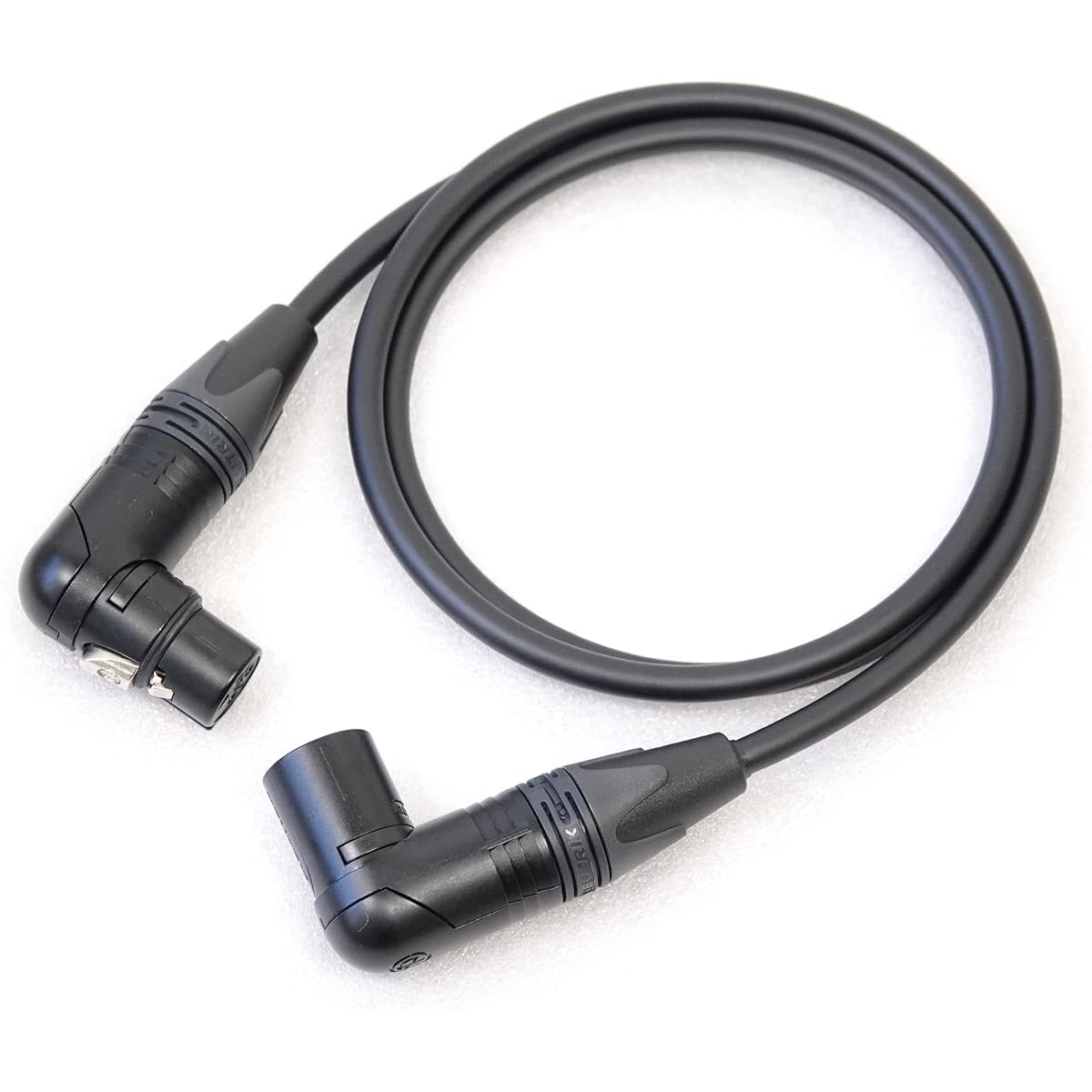 MOGAMI 2534 L-type XLR microphone cable NEUTRIK gold plated (5m, blue)