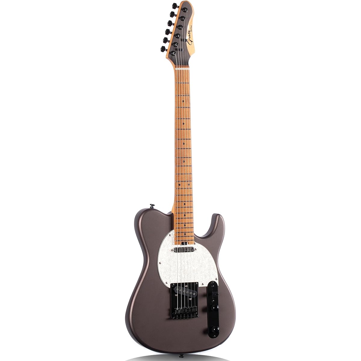 Grote Solid Electric Guitar GR Standard T Matte Finish Poplar Body Roasted Maple Neck Gig Bag Included (Hakuro)