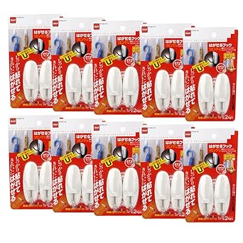 Nitoms Peelable Hook Mini Economical 15 22mm x 32mm x 16mm 15 pieces H3020 10 pack