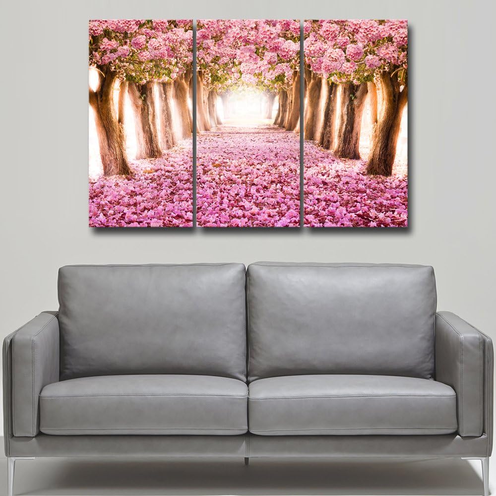 Royllent Art Panel Interior "Natural Scenery" Canvas Painting 3 Panel Set Wall Hanging Wall Decoration DIY Fun! (A)
