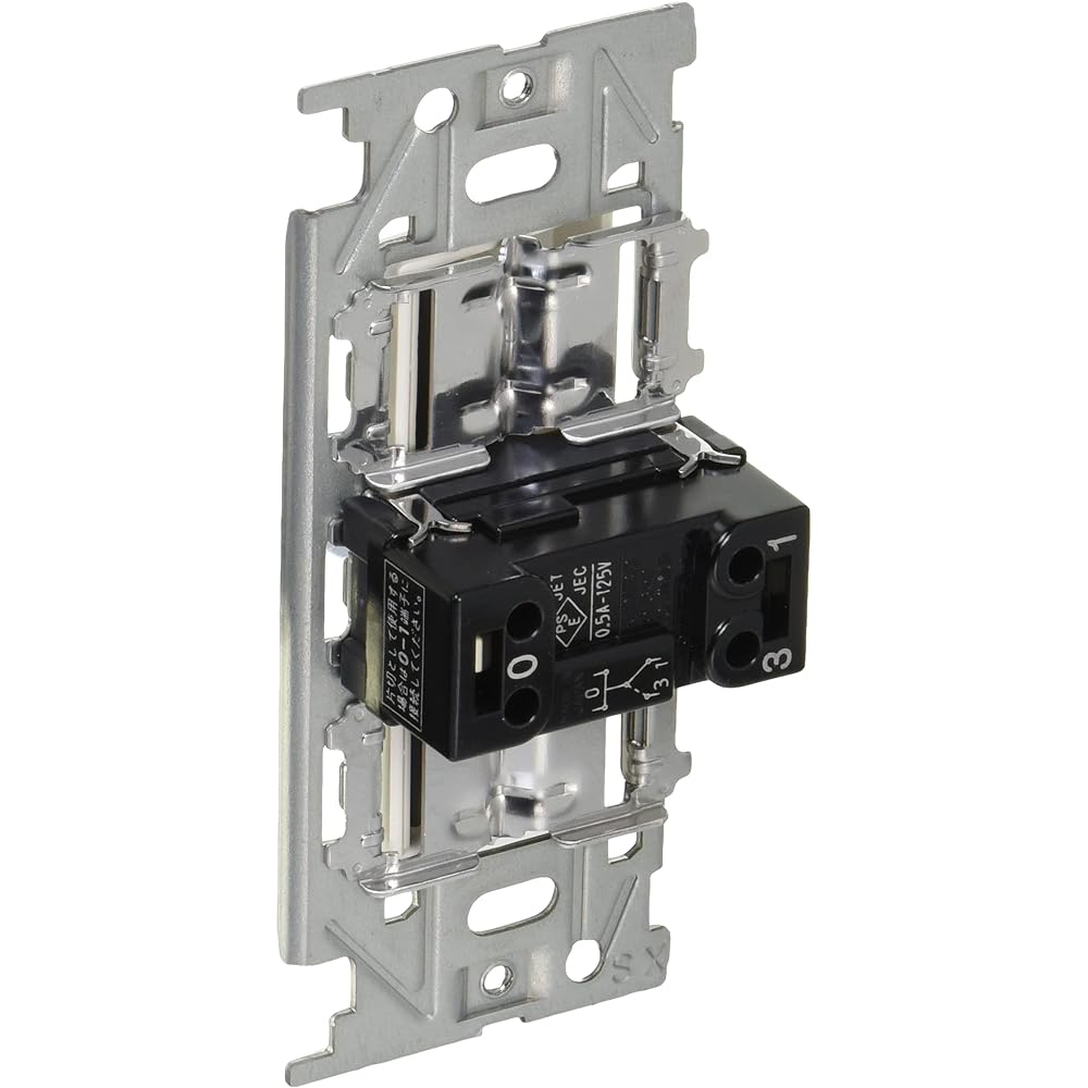 Jinbo Denki/NKW 3 way check lamp switch set single pure white (PW) NKW01012