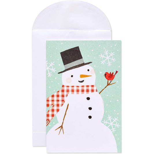 American Greetings Blank Christmas Cards with Envelopes - Snowman (48 Cards)