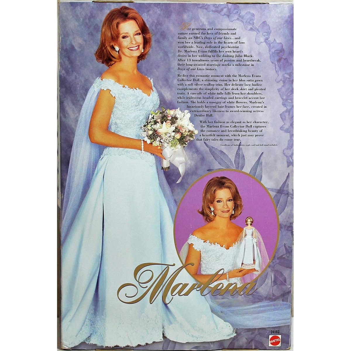 Barbie Days of Our Lives-marlena Evans Collector Barbie Doll Imported