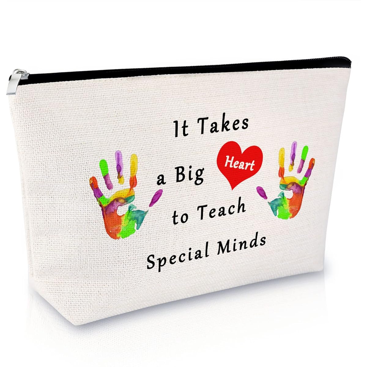 Special Education Teacher Gift Makeup Bag Women Funny Birthday Gift ASL Disabler Teacher Gift Retirement Gift Travel Cosmetic Pouch Christmas Gift