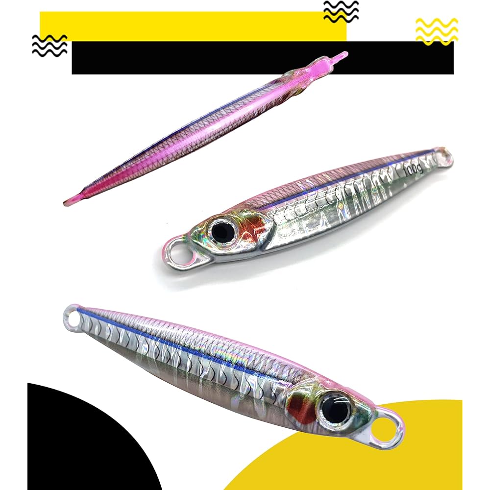 TOTOMOKA Tungsten Jig Metal Jig Set of 2 30g/40g/60g/80g/100g/120g Lure TG Bait