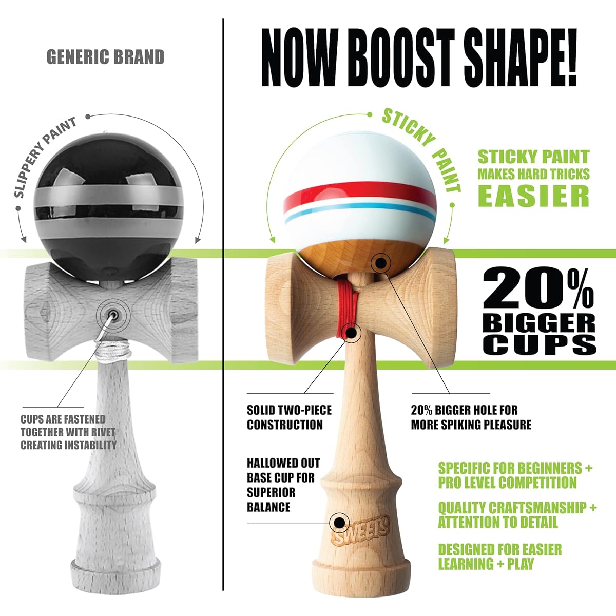Sweets Kendamas PRIME SPORT STRIPE Racer
