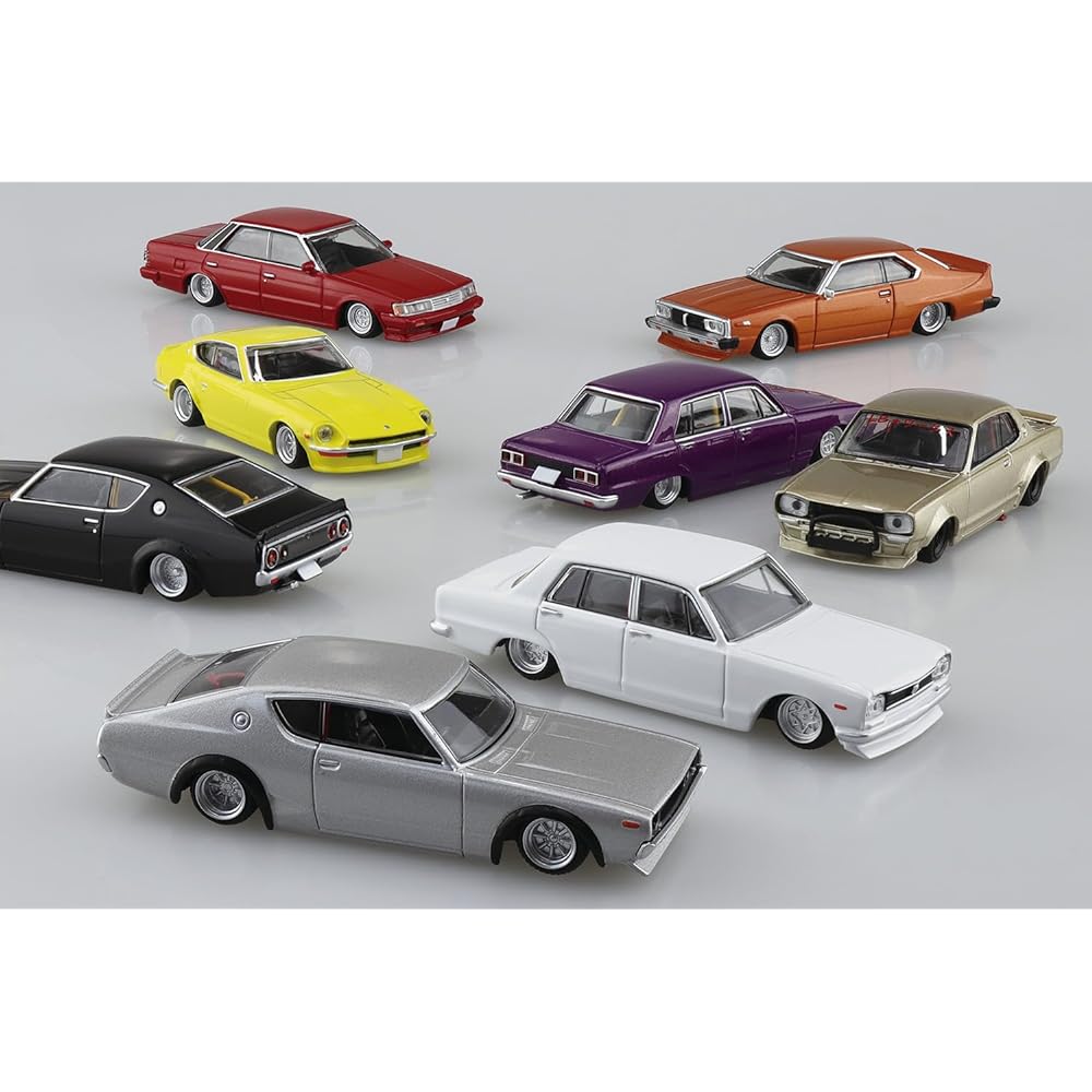 AOSHIMA Skynet Blind Toy 1/64 Diecast Mini Car Grachan Collection Part.15 12 pieces BOX