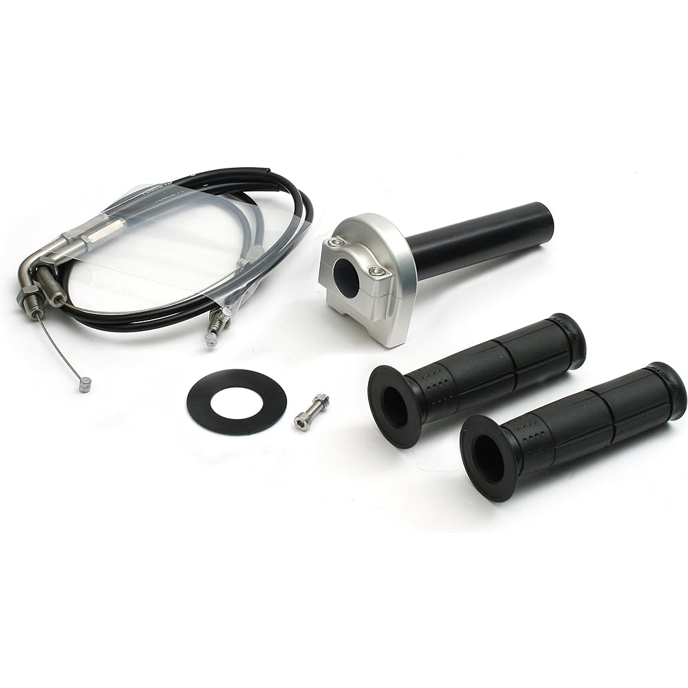 ACTIVE Vehicle specific throttle kit TYPE-1: Silver (winding φ36/plated metal fittings) [CBR250R('11-'13)] 1061693