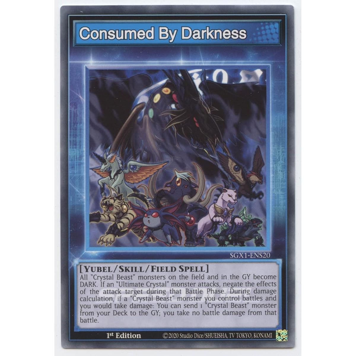 Consumed by Darkness - SGX1-ENS20 - Common - 1st Edition.