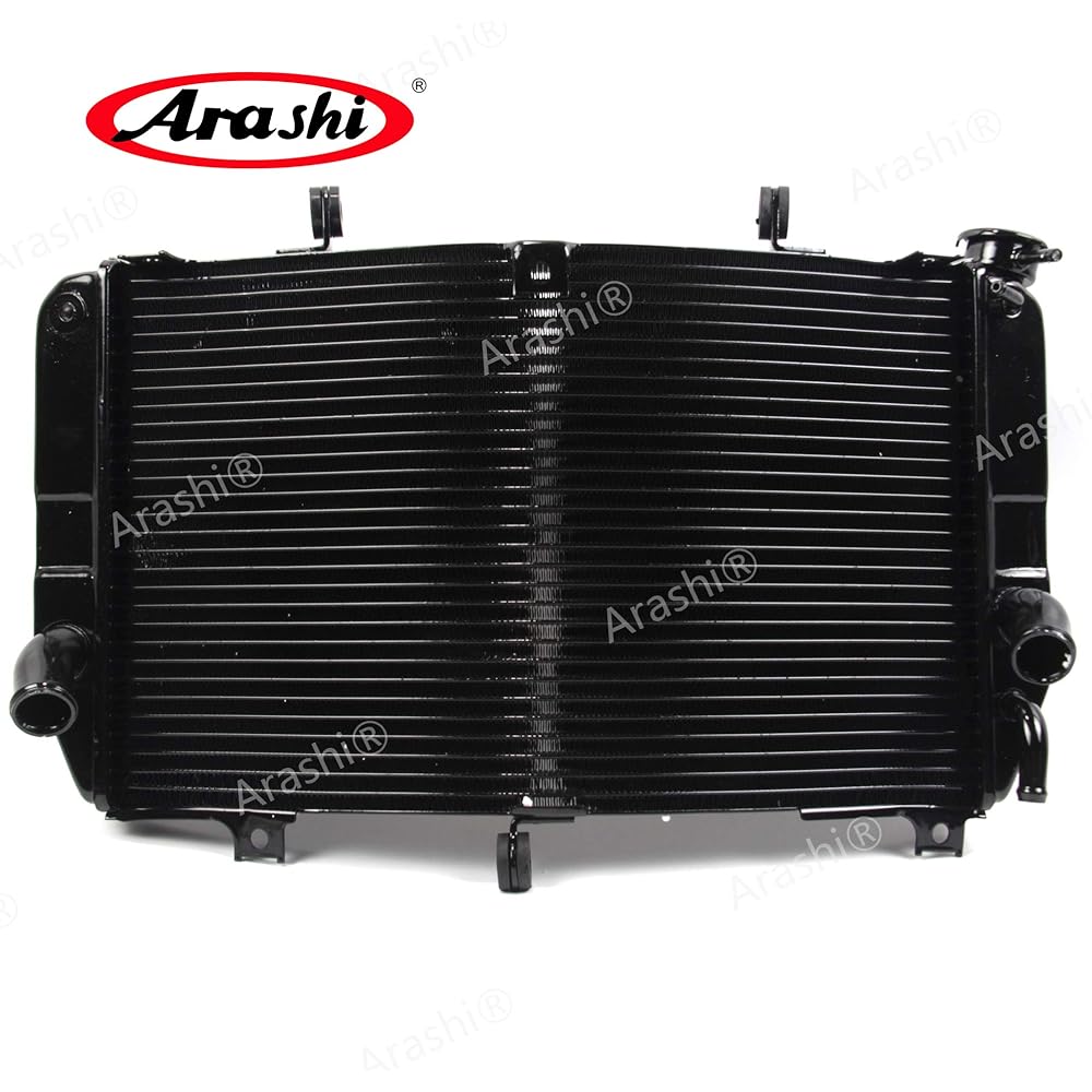 Arashi Radiator Cooling Cooler Compatible Suzuki GSXR600 GSXR600 GSXR 600 2001-2003 / GSX-R750 GSXR750 GSXR 750 2001-2002 Motorcycle Replacement Accessories Black