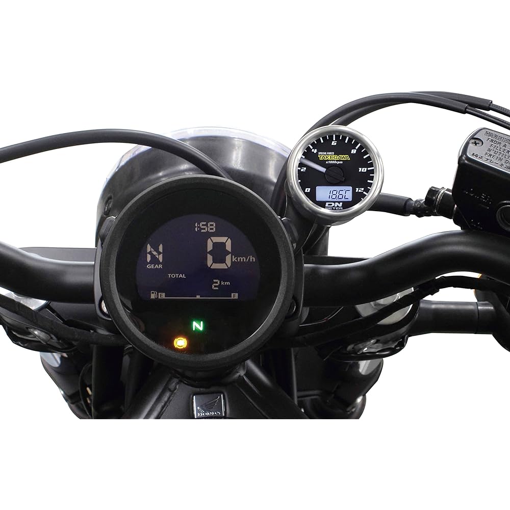 Special parts TAKEGAWA φ48 small DN tachometer 12500RPM Rebel 250 (MC49)/500 (PC60) 05-05-0119