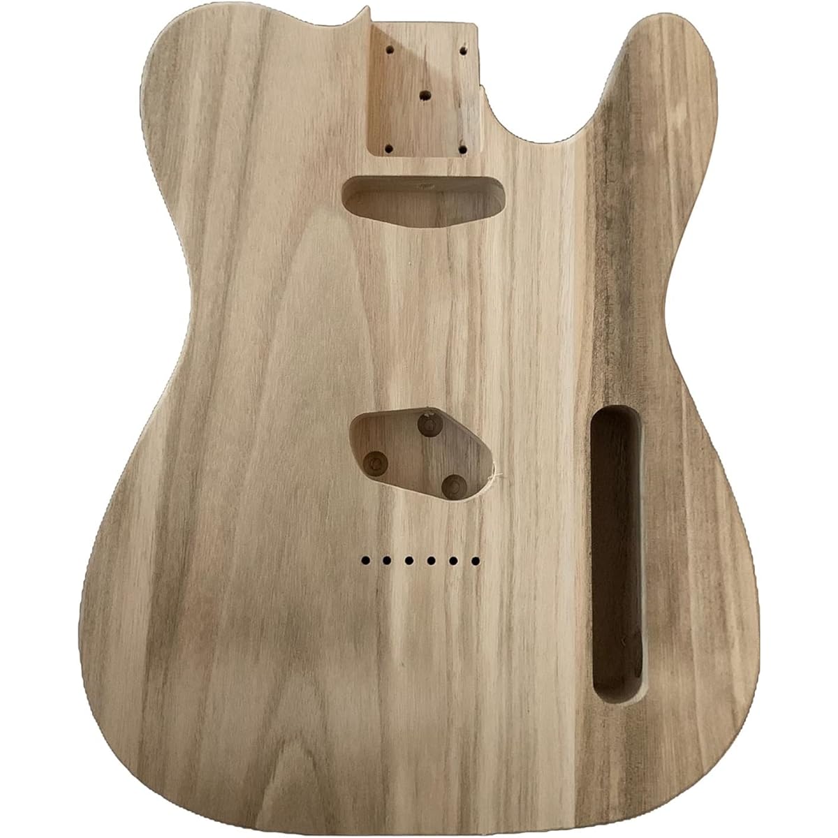 Hollow Sanded Unfinished Handcraft Electric Guitar Maple Wood Body Barrel T Style DIY Electric Guitar Body Guitar Body