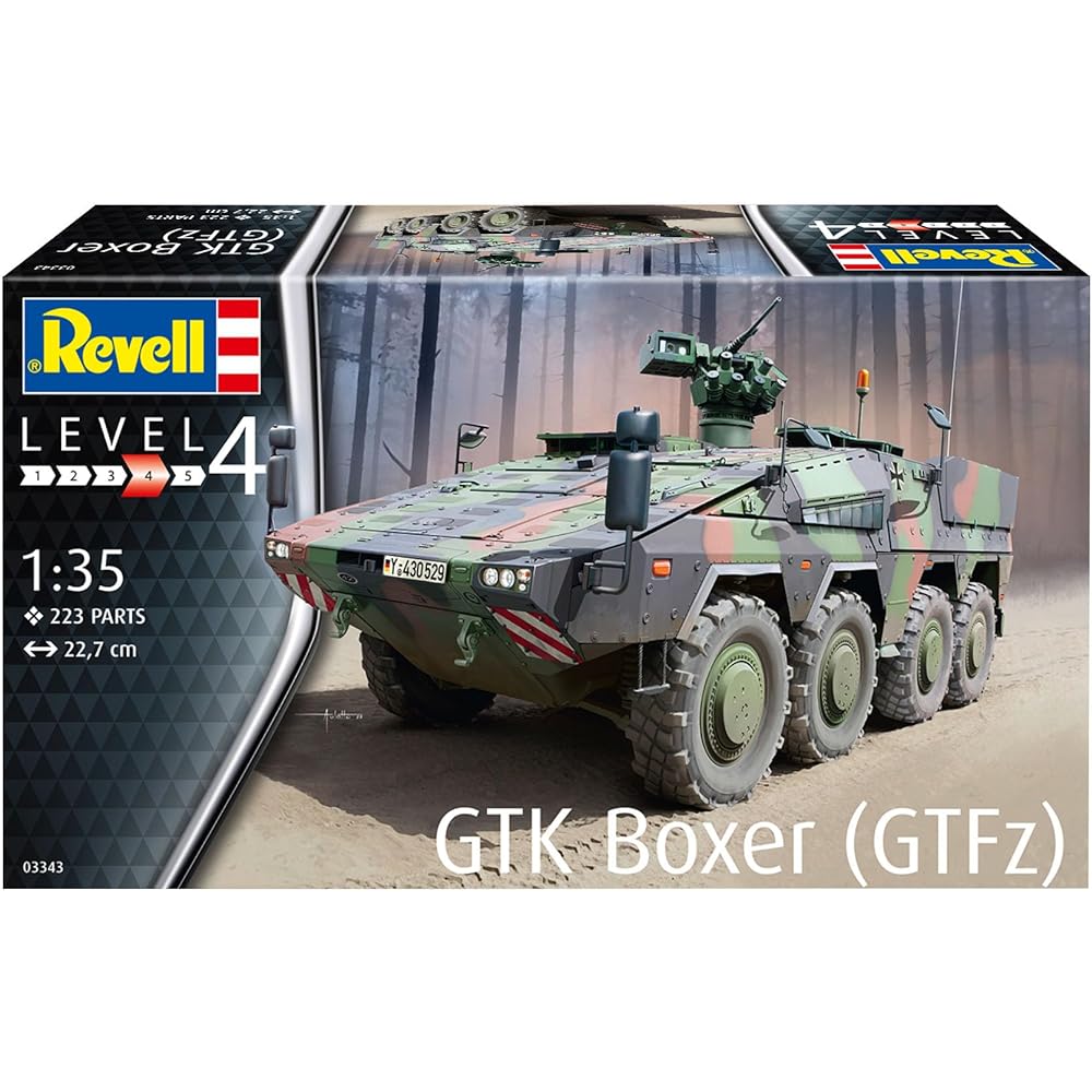 German Revell (Revell) 1/35 GTK Boxer GTFz Plastic Model 03343