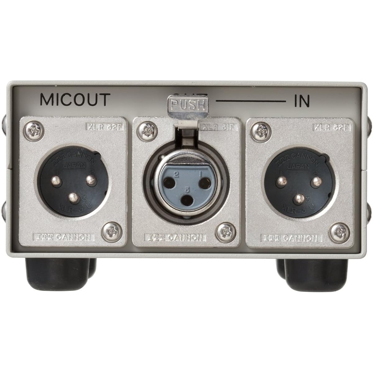 TOMOCA ACC-48Ⅱ Cuff switch (for condenser microphones, phantom passing type) A staple in the Ana booth Turns the signal on and off with one touch. (Compatible with switch type phantom) Purely made in Japan