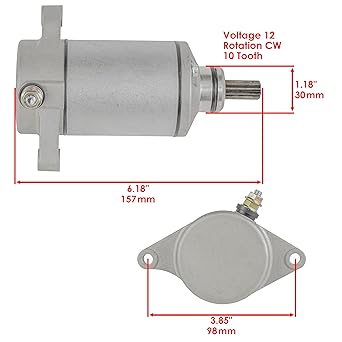 Caltric Starter Compatible with Arctic Cat 450 450 TRV GT 2010-2015/ XC 450 2011 2012 2013 2014 2015 2016 2017