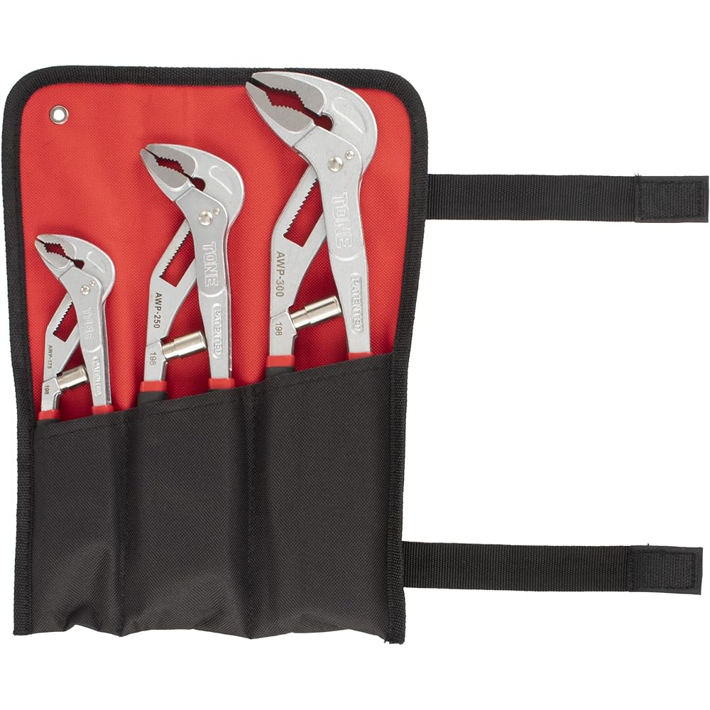 TONE Auto Water Pump Pliers Set AWP3 Black Contents: 3 items