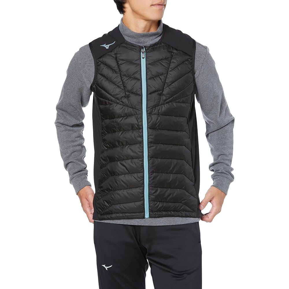 [Mizuno] Training Wear, Techfill, Hybrid Vest, Cold Protection, Moisture Absorption, Heat Retention, Washing, 32MEA537