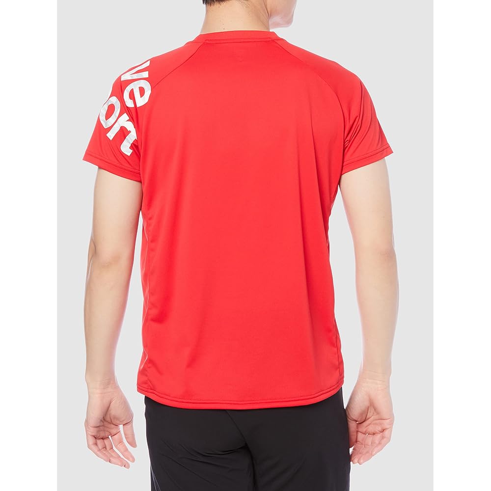 [DESCENTE] Short Sleeve Shirt T-Shirt Dry Transfer Sweat Absorbent Quick Drying Stretch Training MOVESPORT Men's DMMTJA52