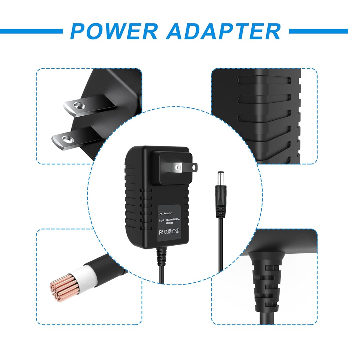 J-ZMQER AC Adapter X Hover-1 My First H1-MFEB 25.2V 4Ah Compatible with E-Bike Ebike DC Power Supply