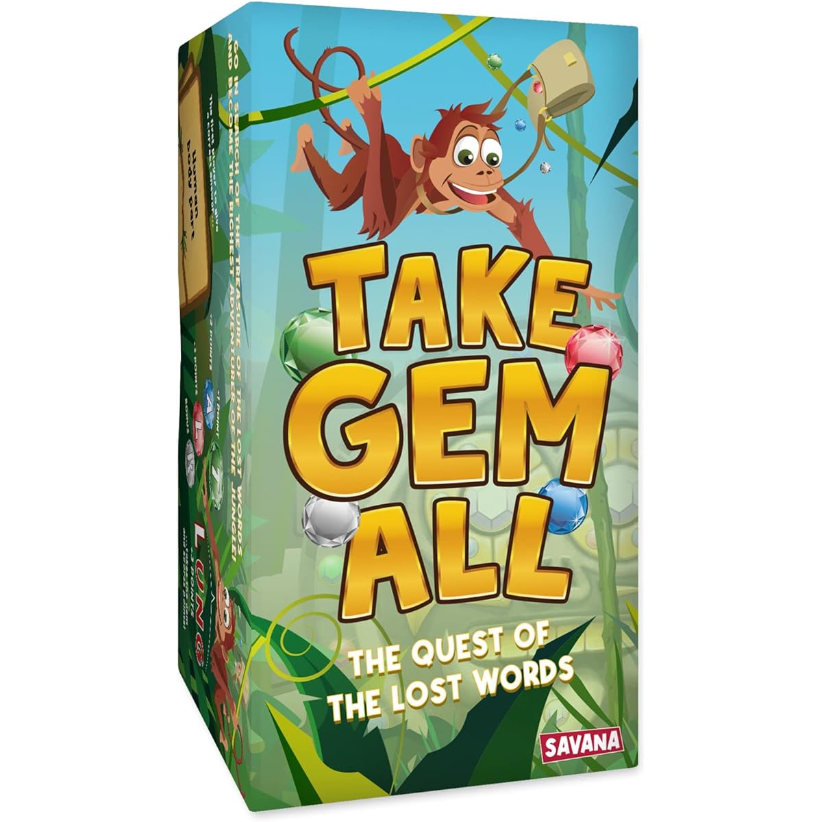 Take Gem All - Fast-paced, Hilarious Category Game | For Friends and Family | 1 or More Players | Games for Family Game Night | Family Games for Kids, Teens, and Adults