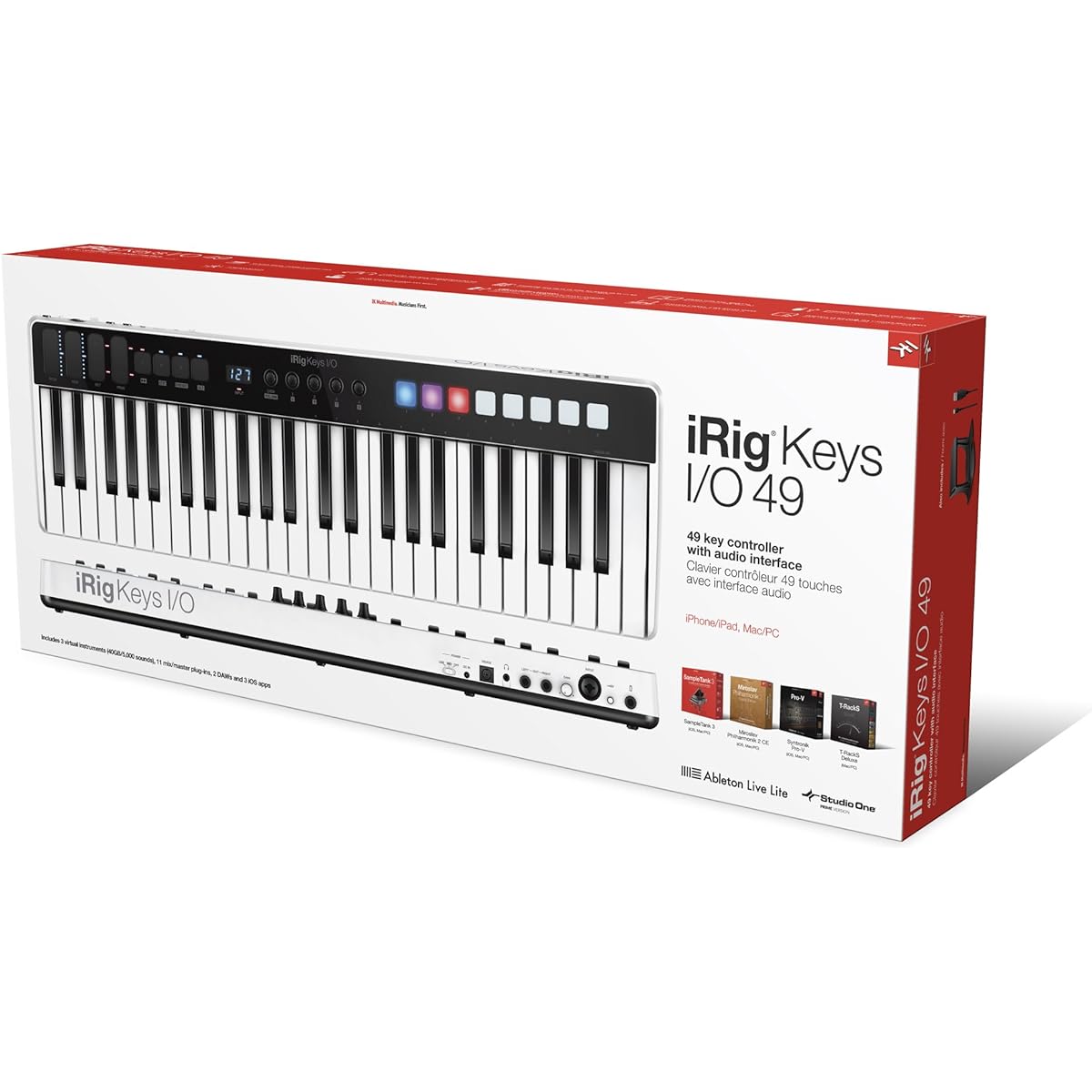 IK Multimedia iRig Keys I/O 49 Audio Interface & MIDI Keyboard IP-IRIG-KEYSIO49-IN [Domestic regular product]
