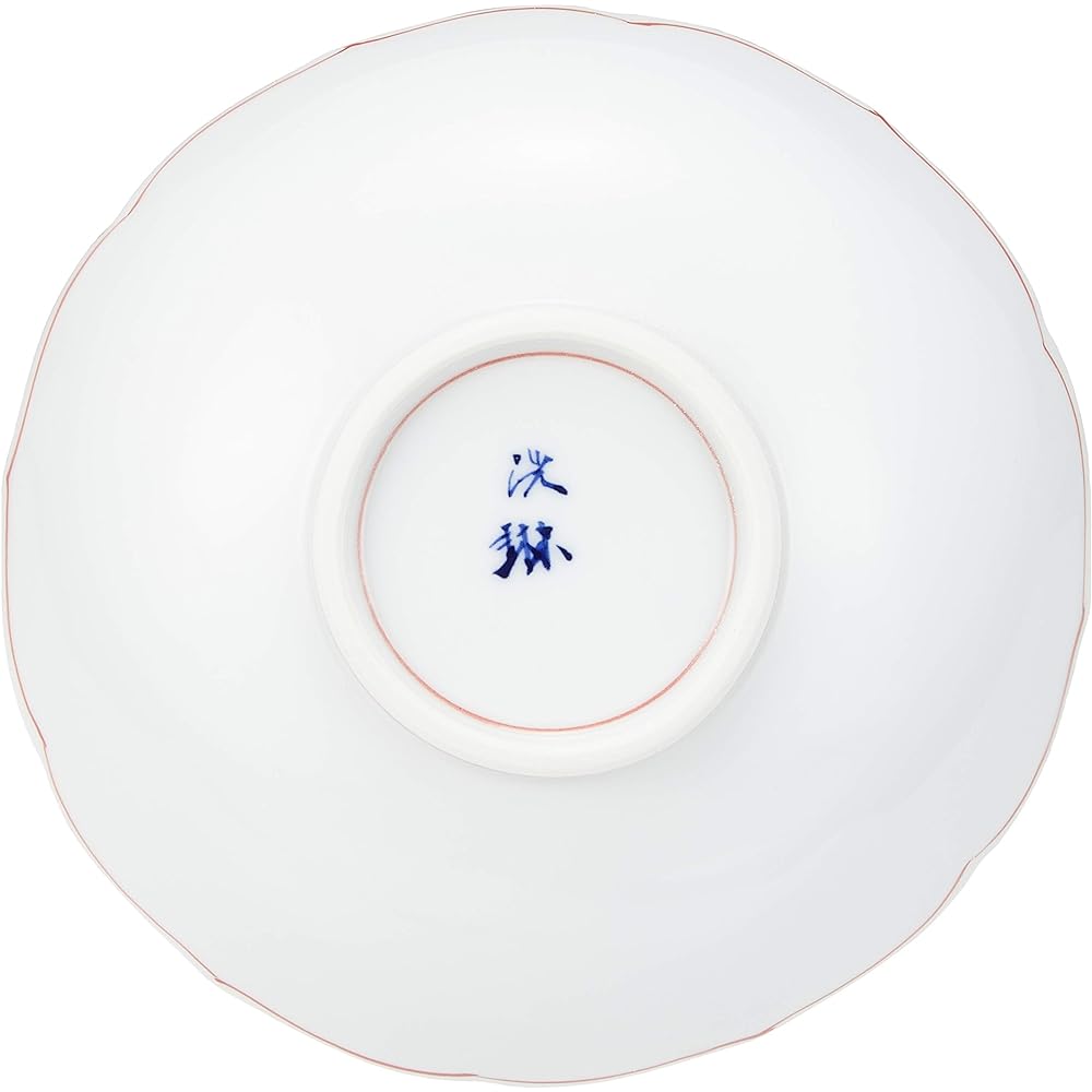 Hasami ware Korin kiln Fuchiakasen Kikyobuchi multi-use pot set 52569