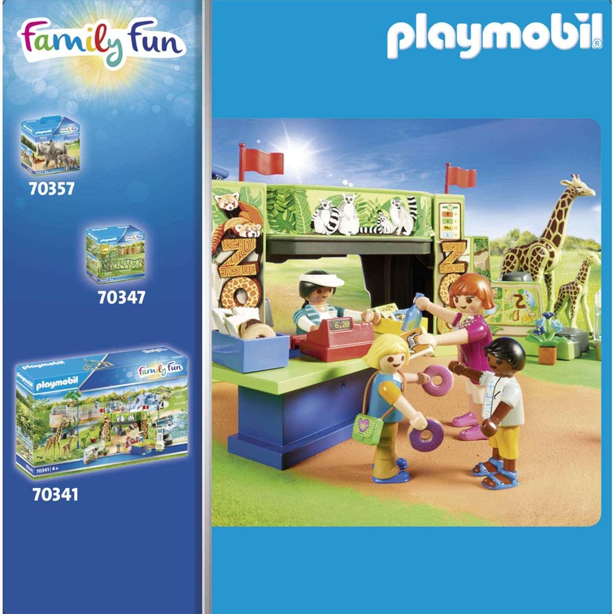 PLAYMOBIL Hippo with Calf 70354 City Life Event Zoo