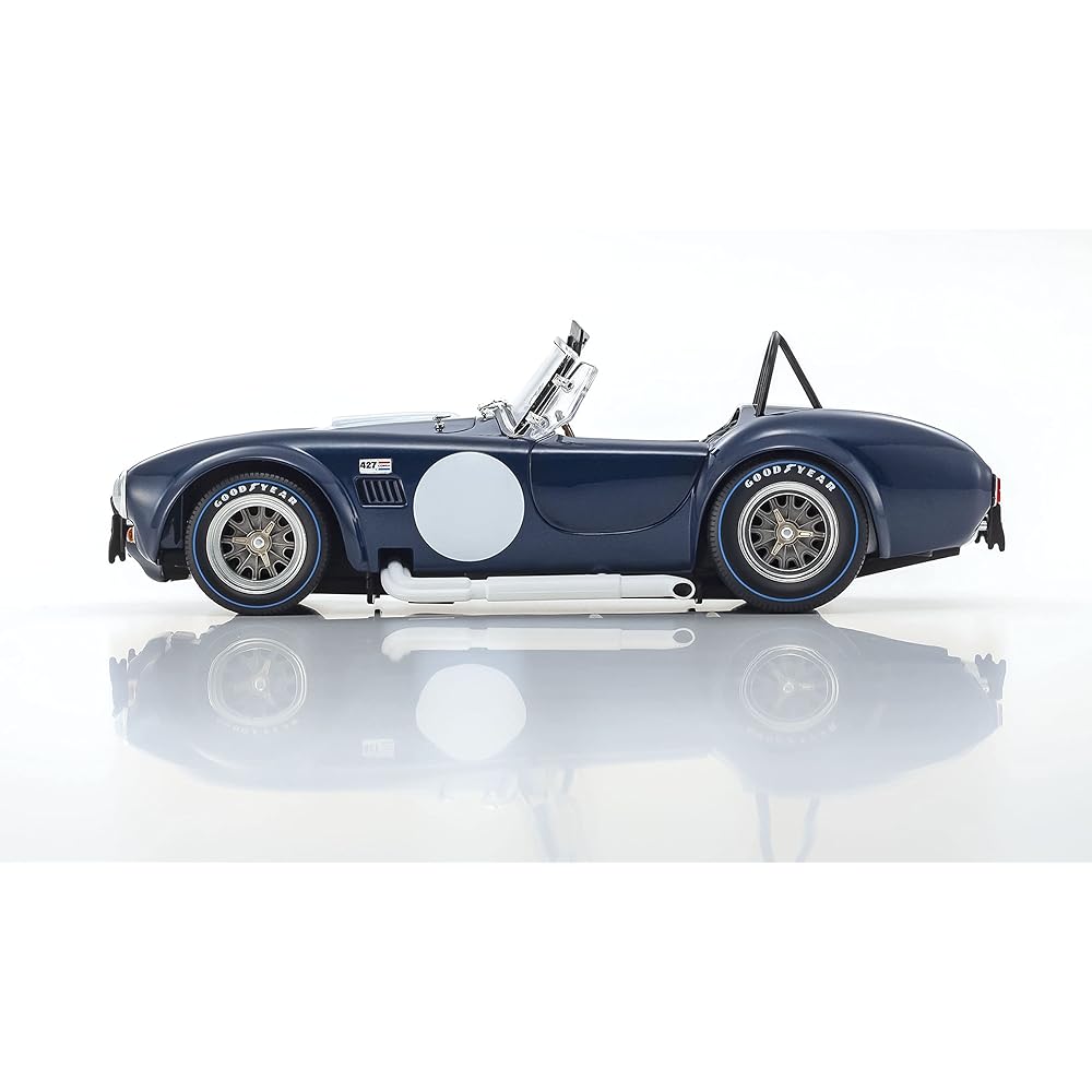 Kyosyo Original 1/18 Shelby Cobra 427 S/C Dark Blue Finished Product KS08047DBL
