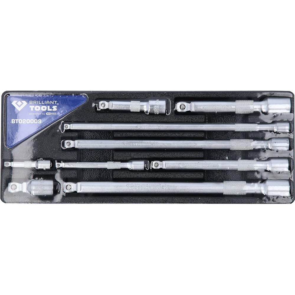 KS Tools Wobble Extension Set 1/4" + 3/8" + 1/2" 9 pieces BT020009