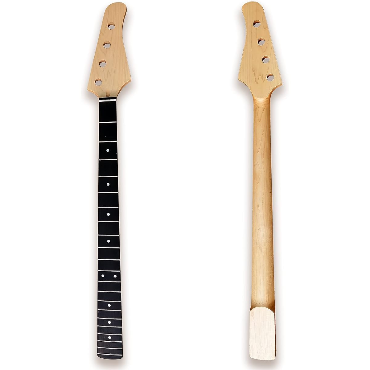 BexGears 4-String Electric Bass Guitar Neck 21 Fret Bolt-on Composite Ebony Fingerboard