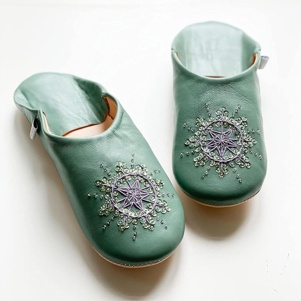 [dear Morocco] Babouche Stella//Bahia Blue//LL (26 cm)