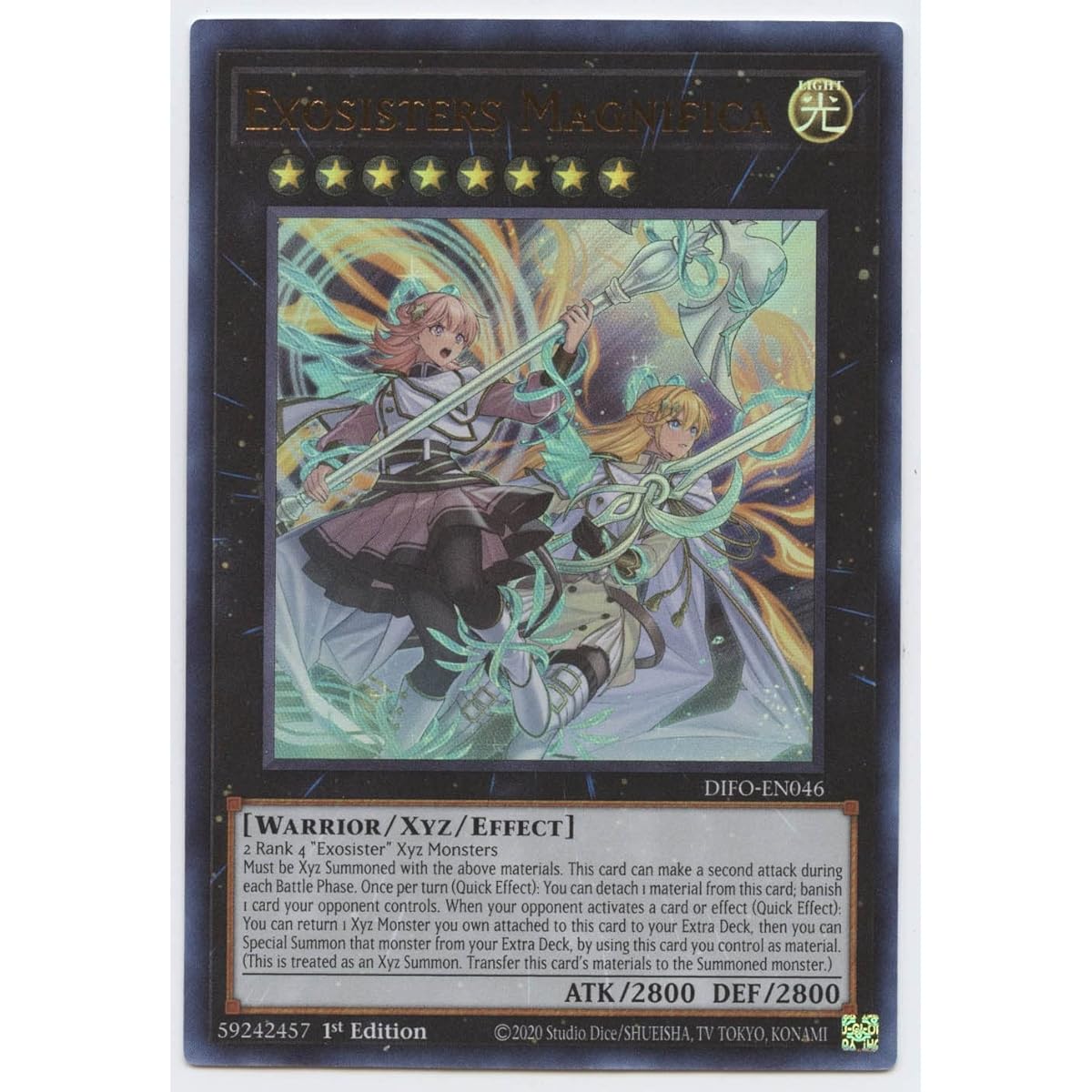 Exosisters Magnifica - DIFO-EN046 - Ultra Rare - First Edition