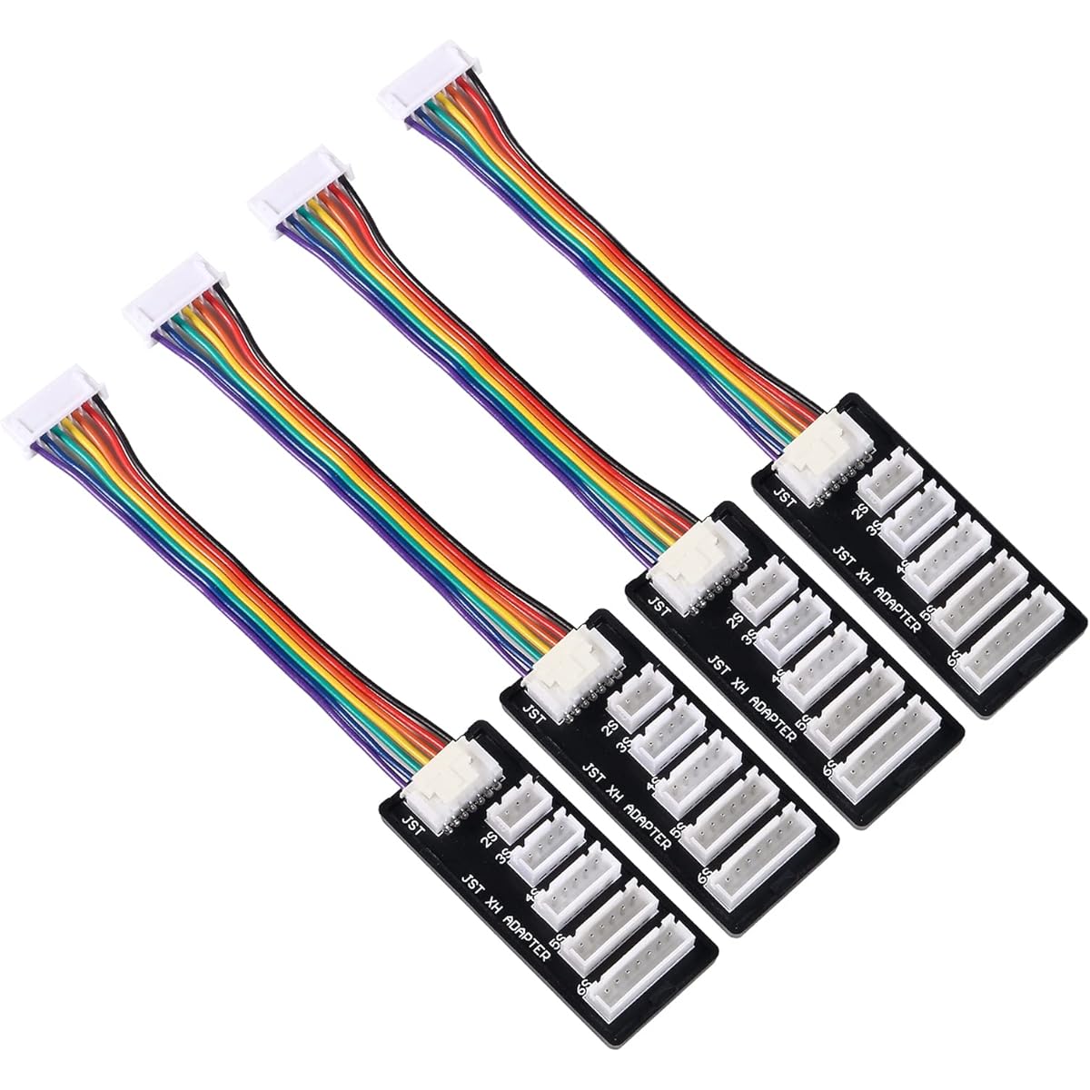 QCCAN JST-XH 2-6S Lipo Battery Charging Balance Board Expansion Board Adapter Converter for JST-XH Connector Balance Board 4pcs