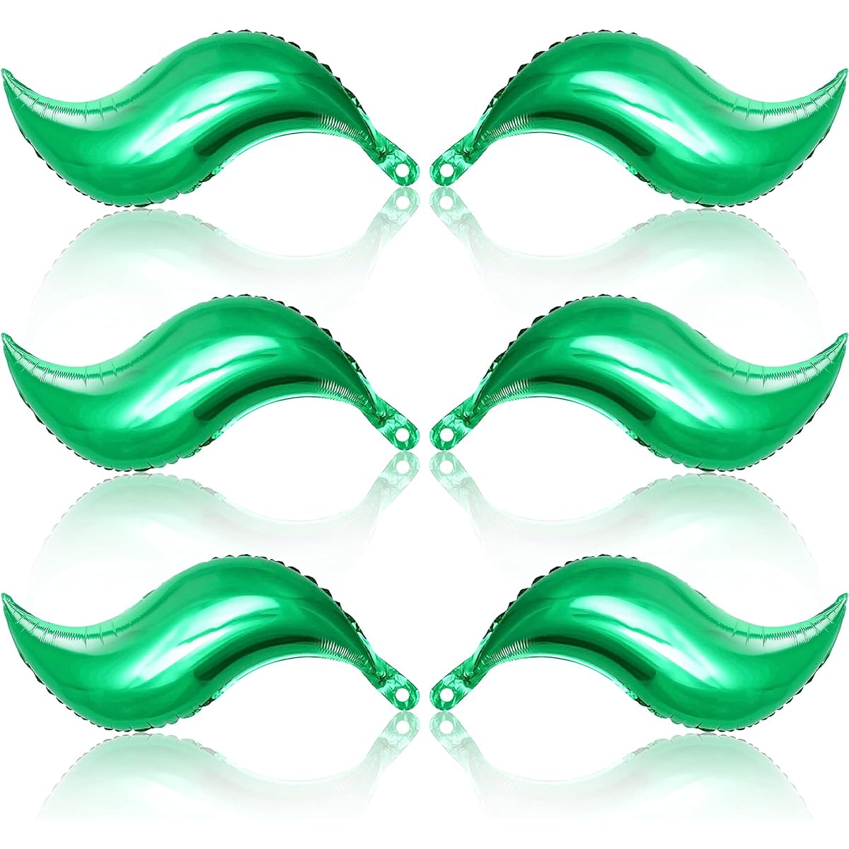 mermaid tail green foil balloon