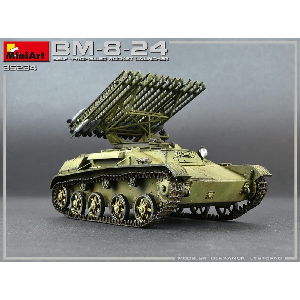 Miniart 1/35 Soviet Army BM-8-24 Self-Propelled Multiple Rocket Launcher Interior Kit (Internal Reproduction) Plastic Model MA35234