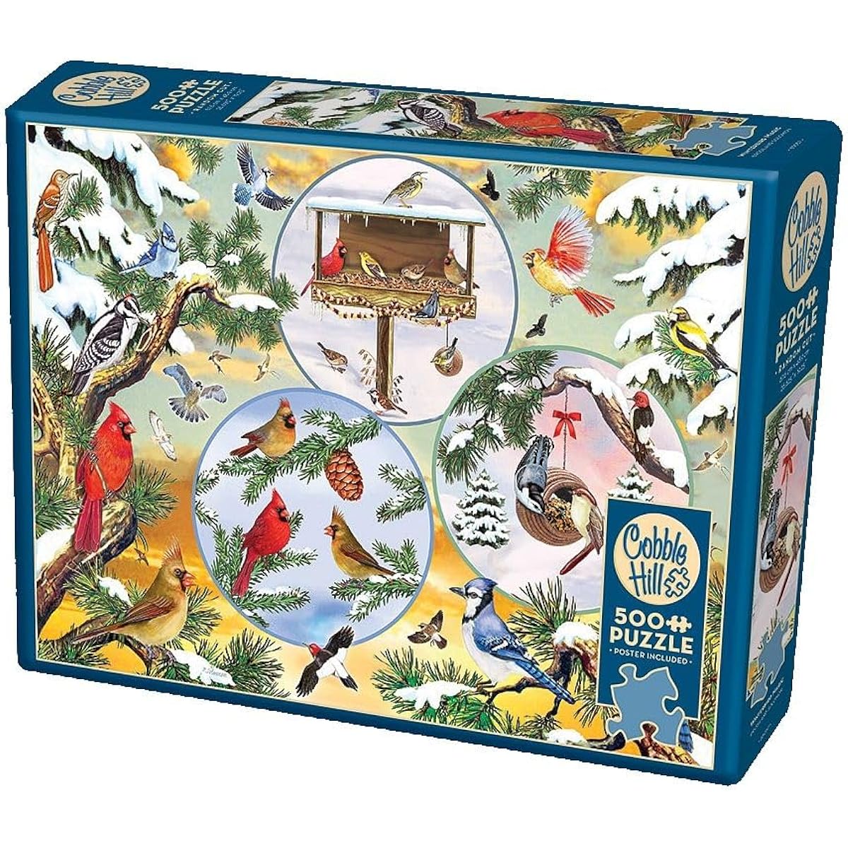Cobble Hill Winter Bird Magic 1000 Piece Jigsaw Puzzle