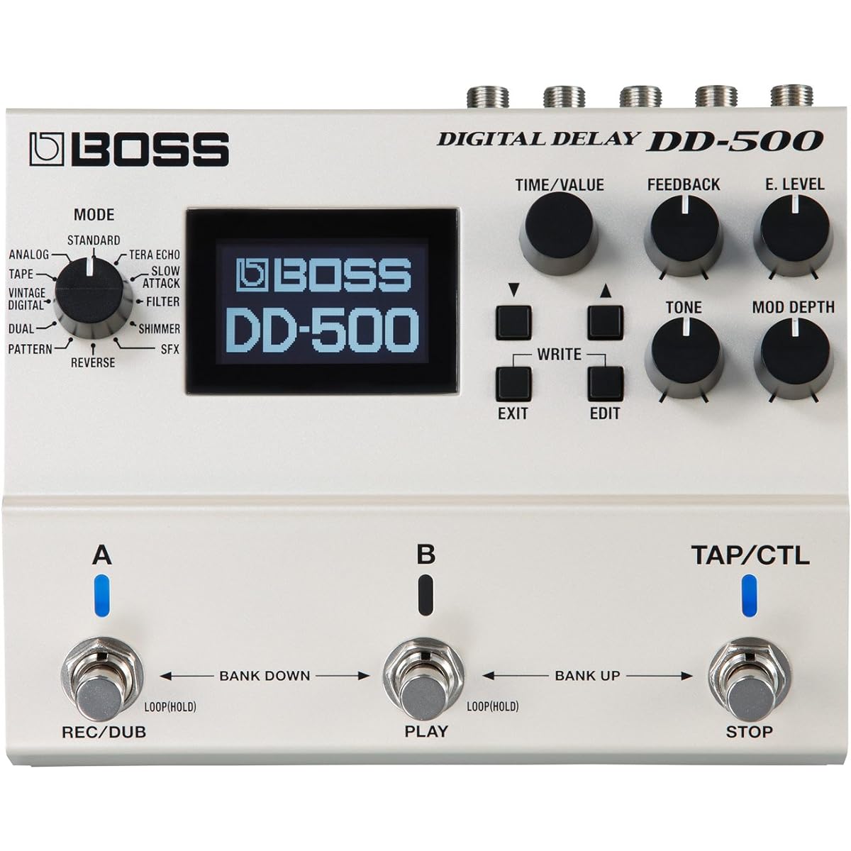 BOSS - Effector/Digital Delay DD-500 + KORG AW-OTG-POLY + Marks Original Cloth Set