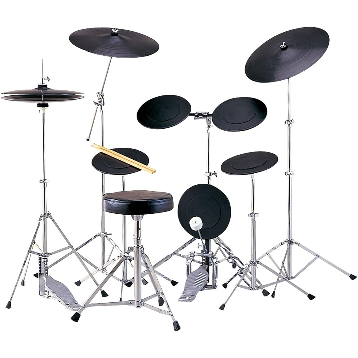 Maxtone TD-5DX Beginner's Training Drum Set