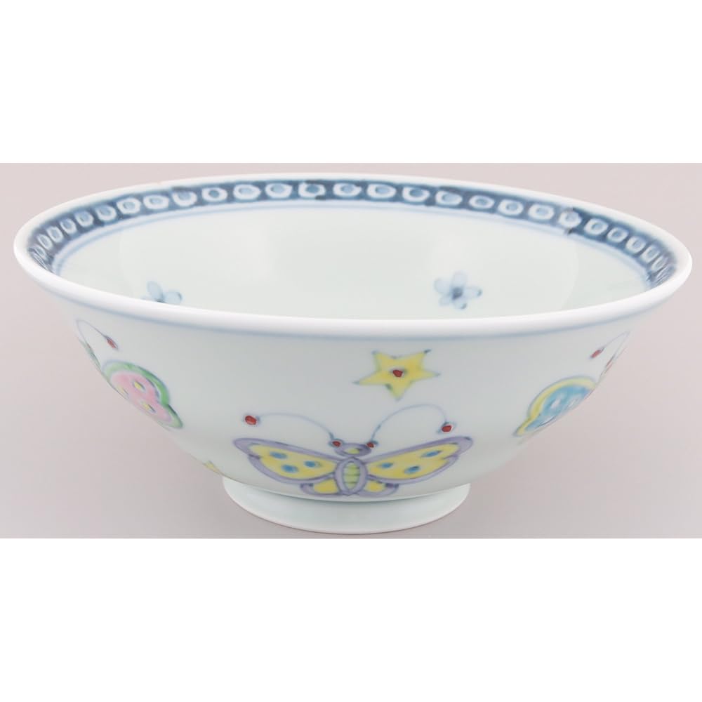 Hasami Ware Rinkurou Kiln Yumeji Bowl Butterfly 009478C630