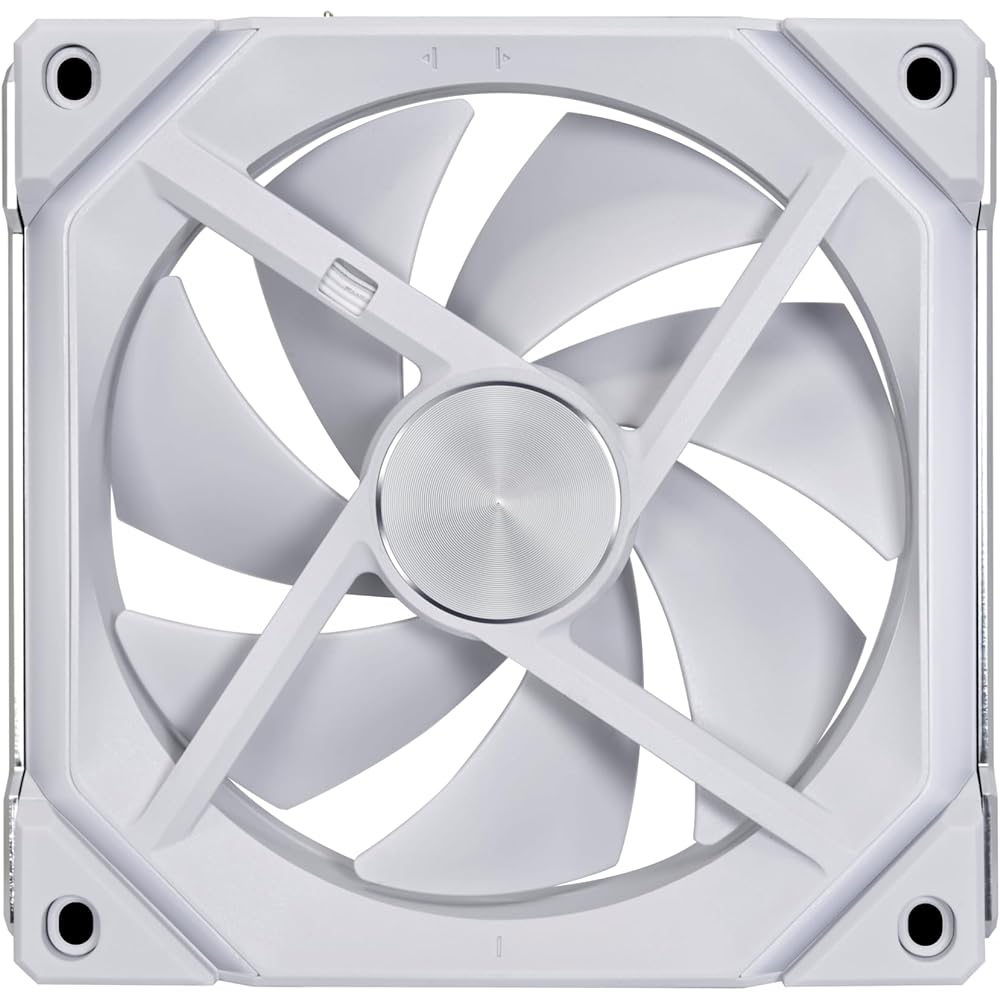 LIANLI Case Fan "UNI FAN" Series UNIFAN SL120 V2 REVERSE BLADE White Blade Reversal Model Compatible with "L-CONNECT 3" Japanese Authorized Distributor Product