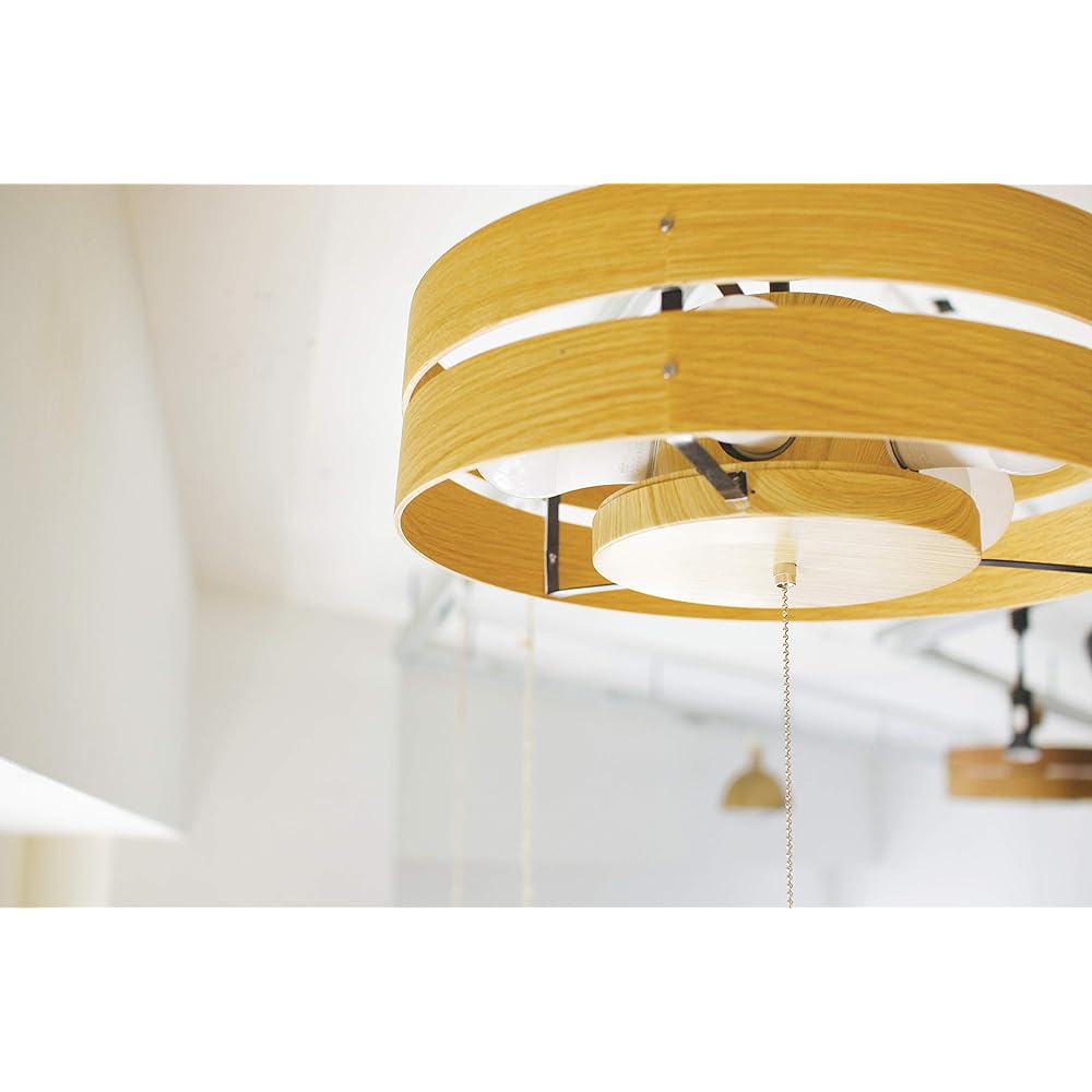 Kishima Natural Industrial Nordic LED Pendant Light 5 Lights (Oak) AMZ69311